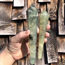 Two natural prehnite for sale  Bayside