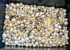 Joblot cream beads for sale  LEICESTER