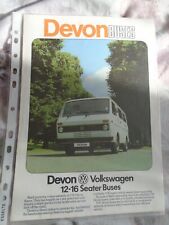 Volkswagen devon seater for sale  KINGS LANGLEY