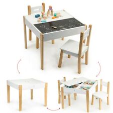 Kindermöbel Kindertisch mit 2 Stühlen Kinderzimmer Maltisch Multifunktionstisch, gebraucht gebraucht kaufen  Reuterstadt Stavenhagen