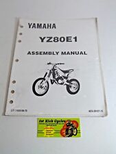 NUEVO DE LOTE ANTIGUO MOTOCICLETA YAMAHA 1993 YZ80E1 YZ80 MONTAJE MANUAL FABRICANTE DE EQUIPOS ORIGINALES , usado segunda mano  Embacar hacia Argentina