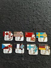 8 NOC HOKEJ CALGARY 1988 PRZYPINKI OLIMPIJSKIE na sprzedaż  Wysyłka do Poland