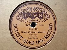FRED TURNER - King Cotton March (BANJO) / GEORGE GUNDERSEN (PICCOLO) 78 rpm disc comprar usado  Enviando para Brazil