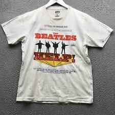 Ajuda Uniqlo The Beatles! Camiseta masculina manga curta média M gráfica musical branca comprar usado  Enviando para Brazil