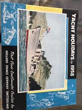 Yacht holidays 1958 for sale  UK