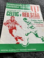 Celtic red star for sale  ABERDEEN
