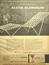 Usado, Anuncio impreso vintage 1956 de muebles de aluminio Alcoa Pittsburgh Pennsylvania segunda mano  Embacar hacia Argentina