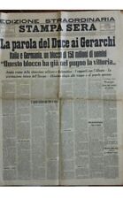 Quotidiani epoca 1939 usato  Biella