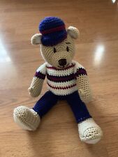 Handmade crochet bear for sale  Winfield