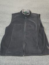 Cabelas Vest Mens 2XL Fleece Black Colorblock Pockets Zip Up Outdoors for sale  Shipping to South Africa