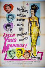 ELLA Y SUS MARIDOS  --  Poster Cartel de Cine segunda mano  Embacar hacia Argentina