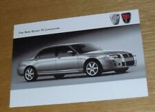 Rover limousine brochure for sale  FAREHAM