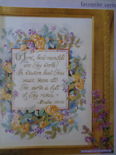 Floral religious psalm for sale  TONBRIDGE