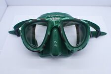 Máscara de buceo PICASSO vidrio templado lente natación snorkel máscara de buceo verde segunda mano  Embacar hacia Mexico