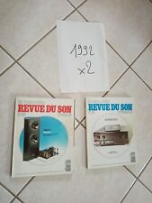 1992-Lot 2 revue du son- hifi stereo/edition haute fidélité /kenwood comprar usado  Enviando para Brazil