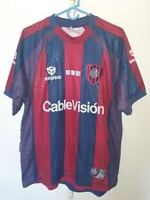 CAMISETA DE FÚTBOL SAN LORENZO DE ALMAGRO ARGENTINA 2004 SIGNIA#10 ROMAGNOLI TALLA L, usado segunda mano  Argentina 