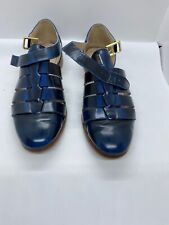 navy strappy sandals for sale  DUNDEE