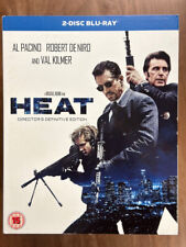 Heat Blu-ray 1995 Crime Movie Classic 2 discos remasterizados com capa comprar usado  Enviando para Brazil