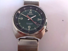 Seiko S Wave relógio masculino dia e data automático mostrador verde 7S26-0120 Sn.  771934 comprar usado  Enviando para Brazil