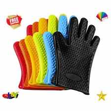 Silicone oven gloves for sale  LONDON