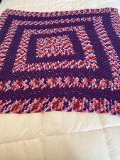 Crochet throw afghan for sale  Waveland