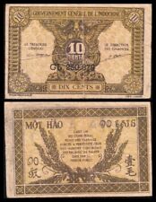 Indochina Francesa  10 Cents (Imagen) ND 1942 Pick 89a  MBC = VF segunda mano  Embacar hacia Argentina