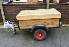 Wooden car trailer for sale  WIGAN