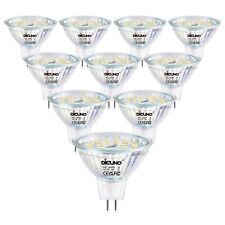 10x DiCUNO MR16 LED Light Bulbs, GU5.3 Spotlight Bulb Dimmable, 12V DC 5W 4000k, used for sale  Shipping to South Africa