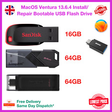 Usado, Instalador/reparación USB de 16 GB de arranque macOS Ventura, lote segunda mano  Embacar hacia Mexico