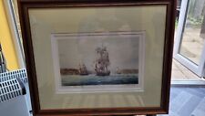framed ship print for sale  HULL