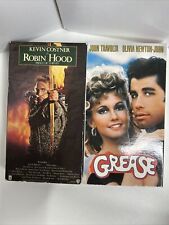 LOTE DE 2 FILMES EM VHS. Grease + Robin Hood comprar usado  Enviando para Brazil