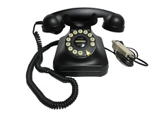 LOOK VINTAGE GRANDE TELEFONE PRETO TELEFONE FIXO FLASH REDISCAGEM PRODUTOS PF (FUNCIONA)! comprar usado  Enviando para Brazil