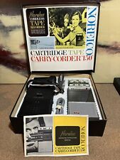 Usado, Conjunto de grabadora de cinta de 150 cartuchos Norelco 1964 vintage, micrófono, carros segunda mano  Embacar hacia Argentina