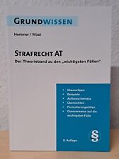 Strafrecht theorieband wichtig gebraucht kaufen  Stuttgart