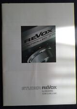 Catalogue revox chaines d'occasion  Saint-Agrève