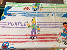 Vintage Sesame Street Curtains Roughly 40" x 44" Classic Kids Bedroom Decor for sale  Shipping to South Africa