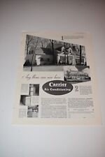 Anúncio de ar condicionado vintage 1937 Carrier. Revista para casa e jardim comprar usado  Enviando para Brazil