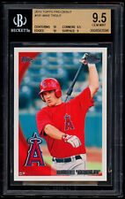 Mike Trout 2010 Topps Pro Debut Rookie Card RC 161 BGS 9.5 GEM MINT w/ 2 10's, used for sale  Passaic