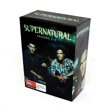 Supernatural Seasons 1-5 (conjunto de 29 discos) DVD Box Set Jared Padalecki-Jensen Ackles comprar usado  Enviando para Brazil