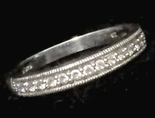 Banda apiladora de anillos de colección plata esterlina eterna cóctel delgada talla 6,5 segunda mano  Embacar hacia Argentina
