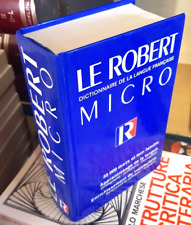 Robert micro. dictionnaire usato  Mignanego
