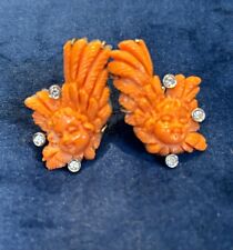Vintage coral diamond for sale  LONDON