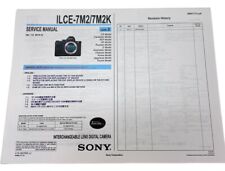 Used, Sony Alpha 7 ii ILCE-7M2 Service Manual Parts List Genuine Sony OEM NOT A COPY for sale  Shipping to South Africa