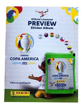  Álbum de tarjetas coleccionables de la Copa América 2021 - Panini + 20 sobres Argentina segunda mano  Argentina 