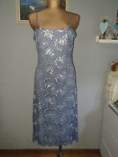 Sukienka Phase Eight cekiny na ramiączkach niebieska wieczorowa balowa piękna, używany na sprzedaż  PL