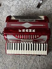 accordion red white for sale  Placerville