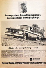 Chrysler Dodge & Fargo 1966 camionetas camionetas agricultores demanda empacado anuncio impreso de heno segunda mano  Embacar hacia Argentina