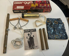 Vintage 1973 Exer-gym By Bart Starr Home Gym With Box Manual Ropes Handles for sale  Shipping to South Africa