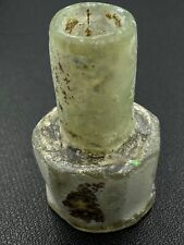 ANTIGUA Auténtico Antiguo Intactas Roman Vidrio Medicina Botella con Iridiscente, usado segunda mano  Embacar hacia Argentina