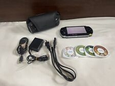 Sistema Sony PSP 3001 negro con cargador, batería y tarjeta de memoria 32 MB paquete de 3 juegos segunda mano  Embacar hacia Argentina